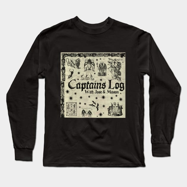Ye Old Captain's Log Long Sleeve T-Shirt by Captains Log